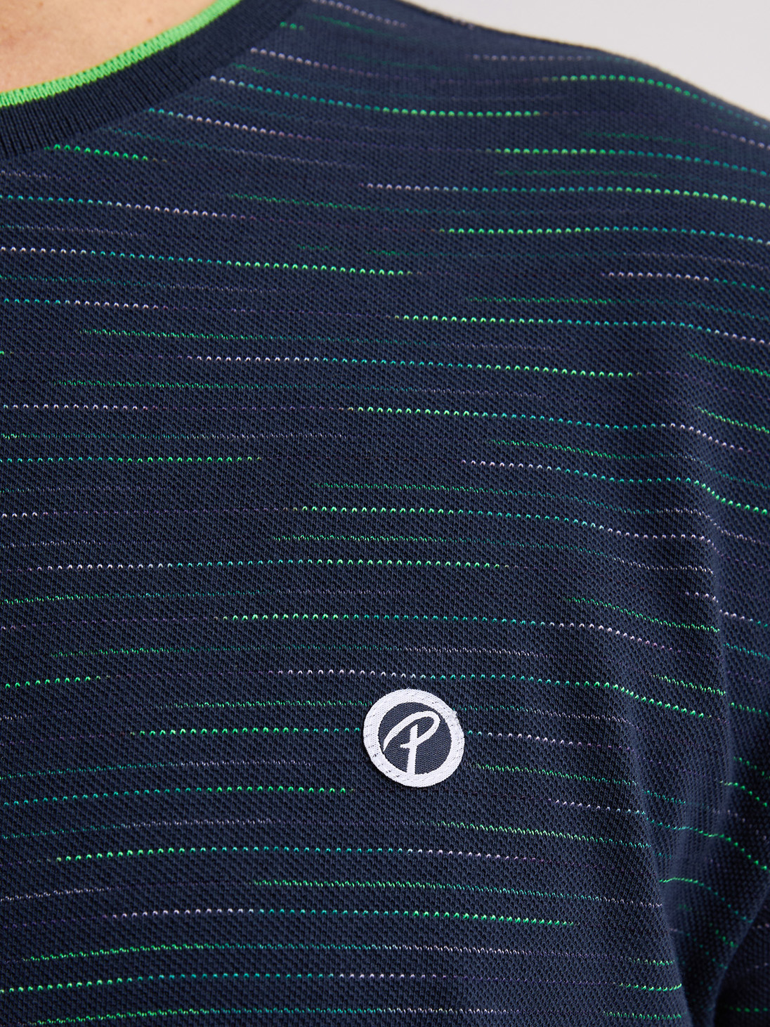 Petrol Industries Gestreept Ronde hals Shirt - M-1050-TSR635