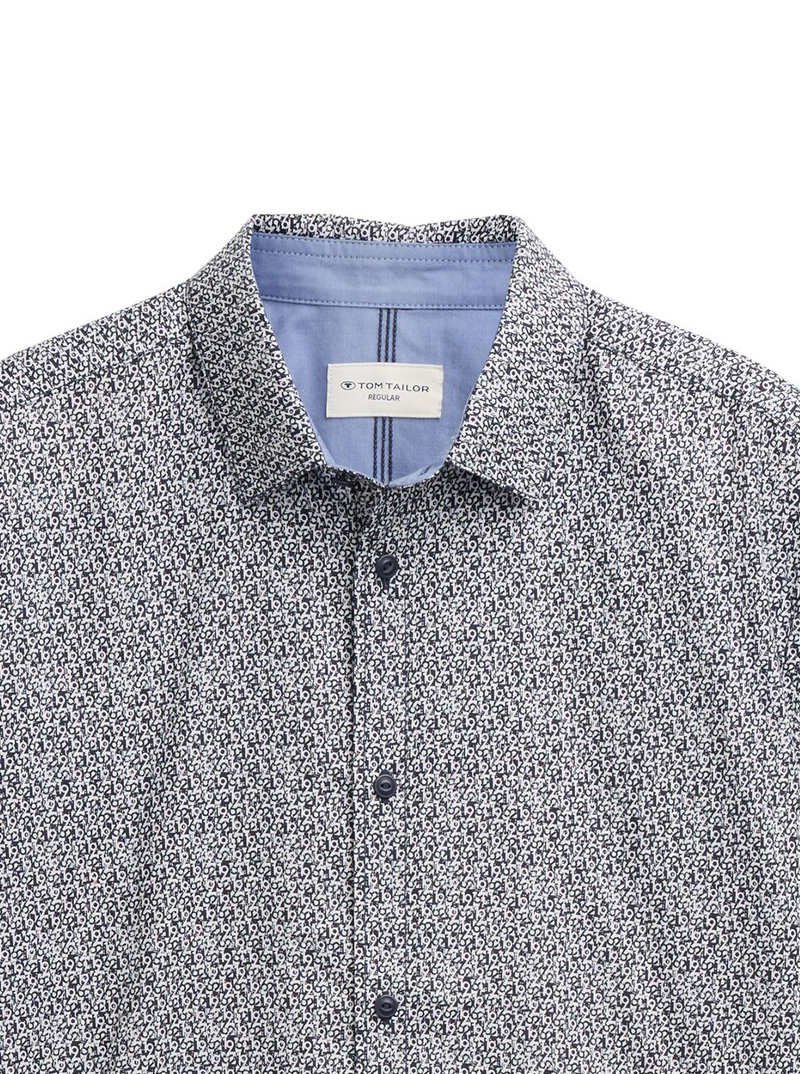 Tom Tailor Korte mouw Printed Shirt - 1046076