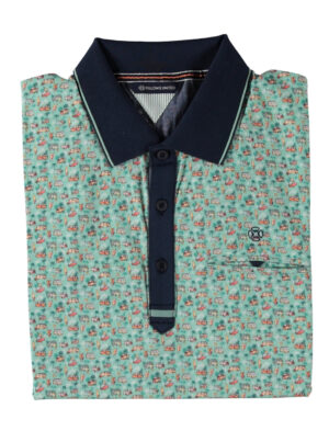Fellows United Poloshirt met print - 51.3619