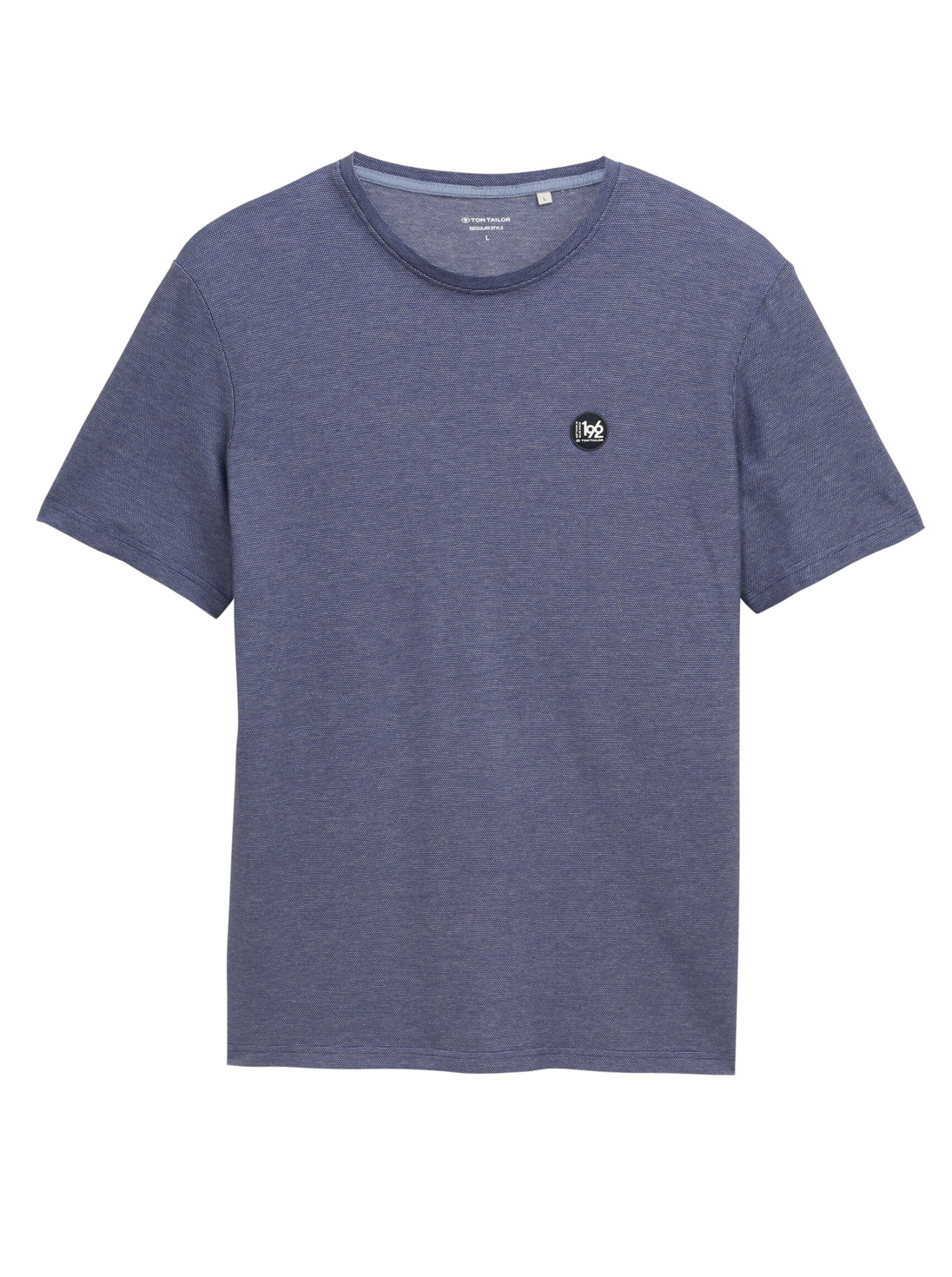 Tom Tailor Gemeleerd T-shirt ronde Hals - 1046732