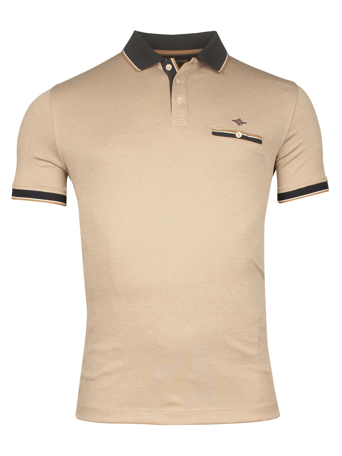 Baileys Effen Poloshirt Korte mouw - 515256