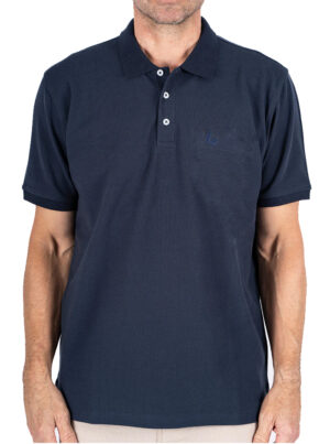 Pre End Basic effen Polo Heren - 27-100459 Clive