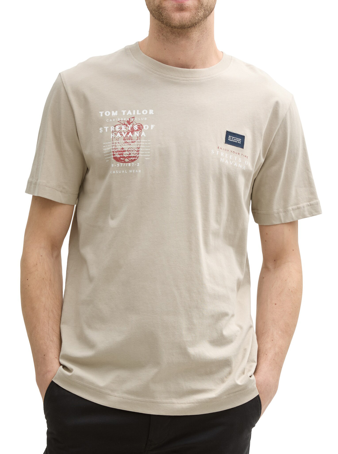 Tom Tailor Ronde Hals Print T-shirt - 1046751