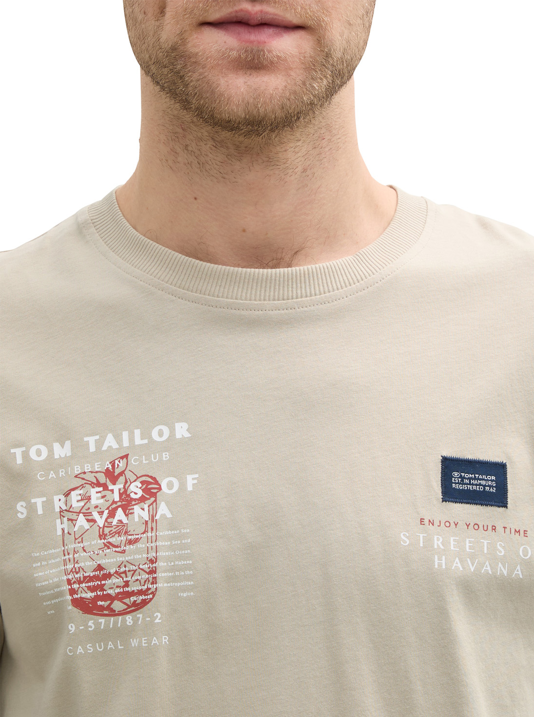 Tom Tailor Ronde Hals Print T-shirt - 1046751