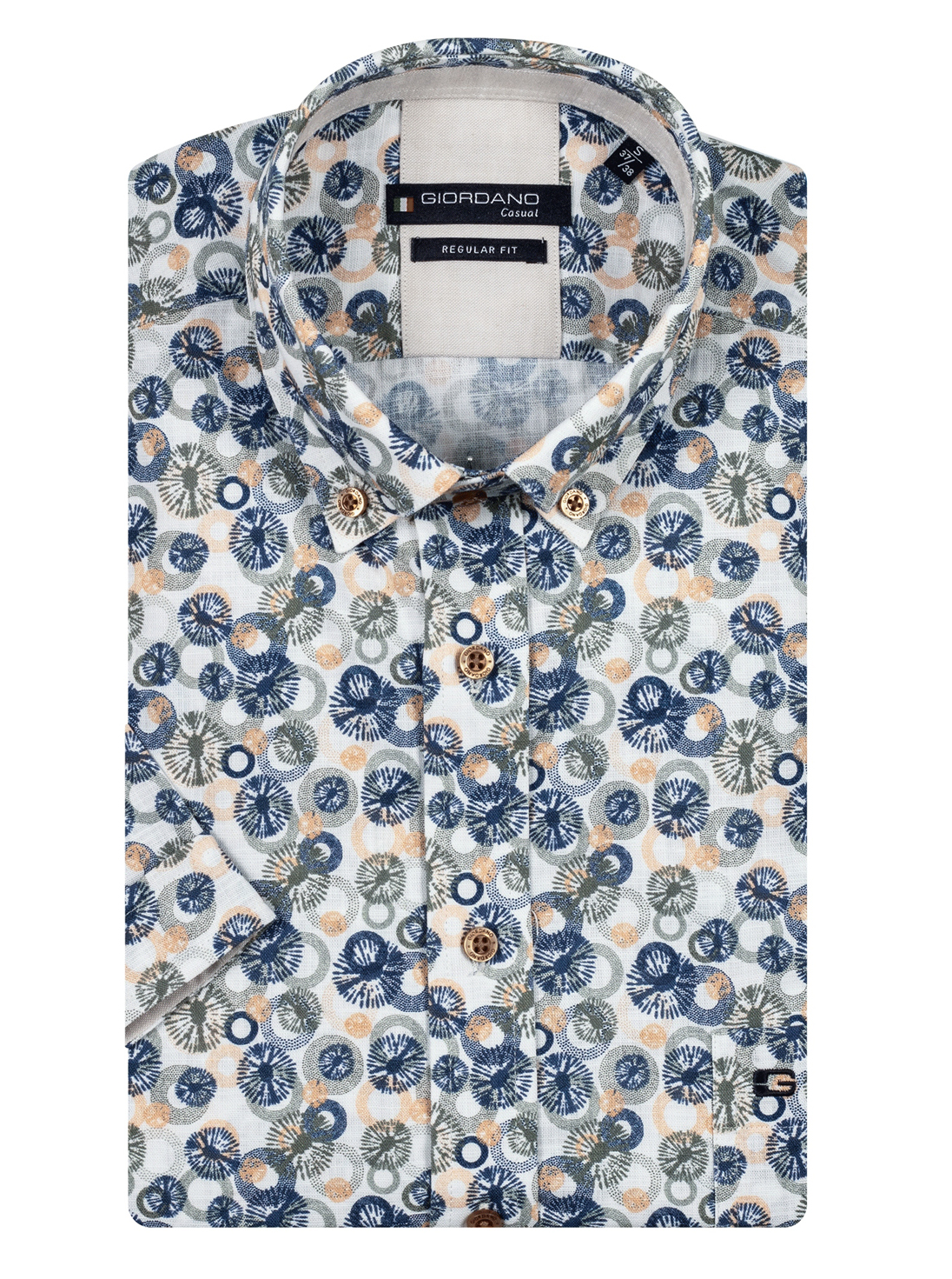Giordano Casual Overhemd Korte mouw - 516039