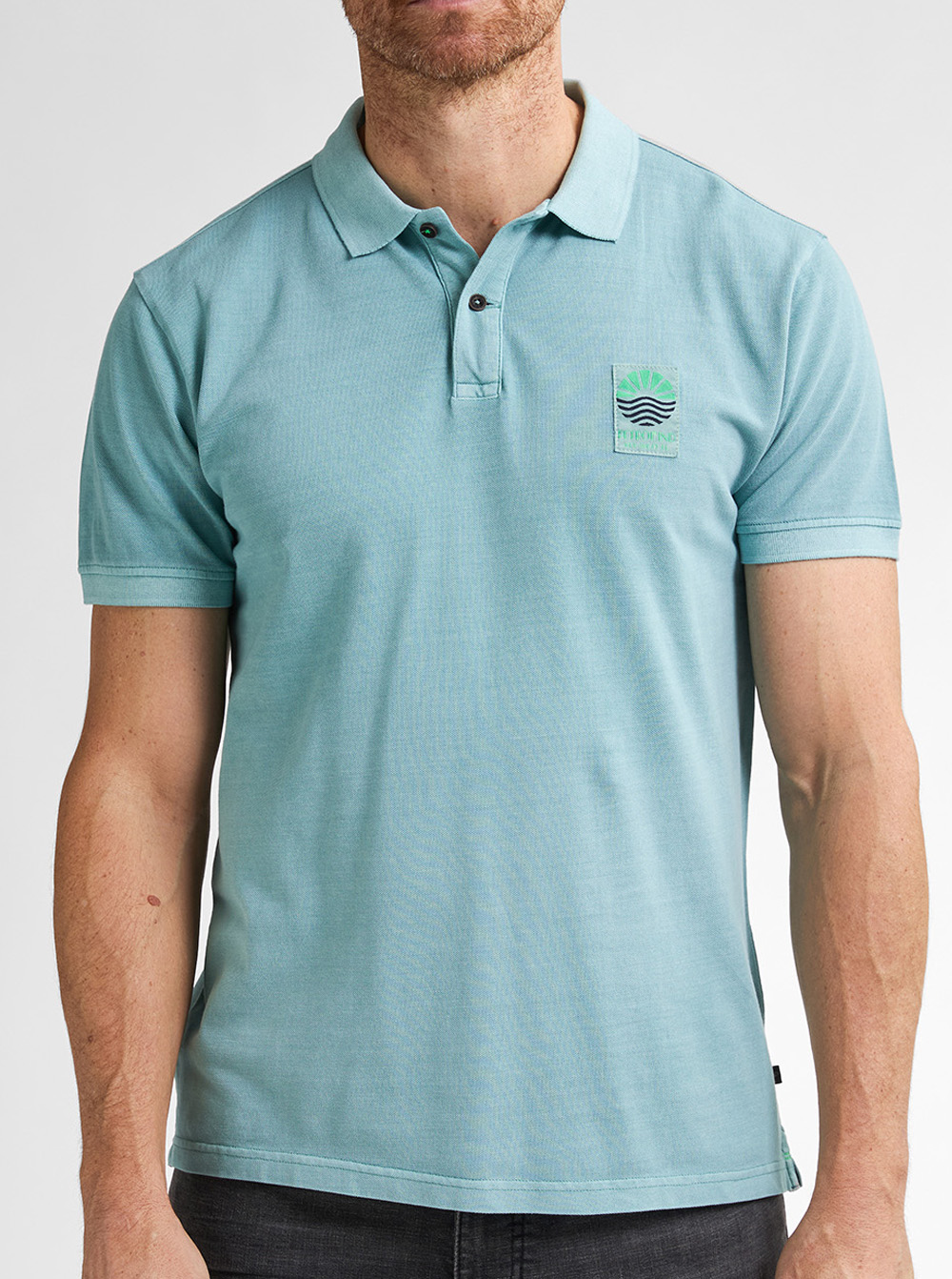 Petrol Industries Heren Polo Mint kleur - M-1050-POL922