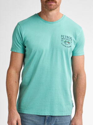 Petrol Ind. T-shirt met rugprint - M-1050-TSR603