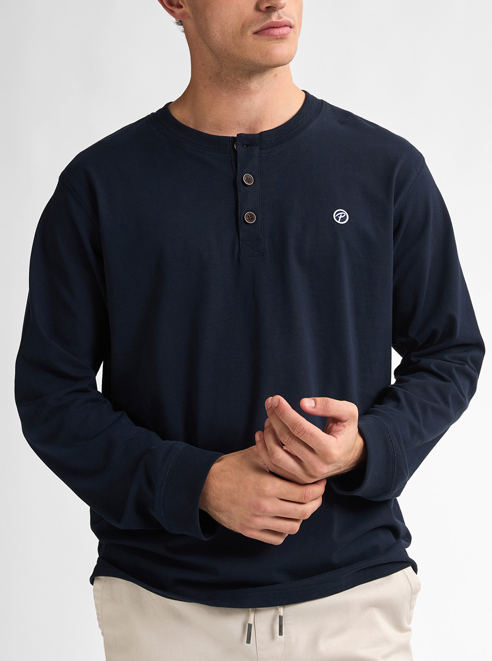Petrol Industries Effen Longsleeve Heren - M-1050-TLR610