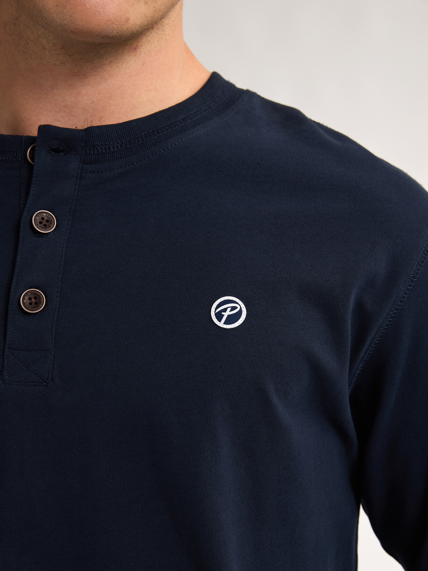 Petrol Industries Effen Longsleeve Heren - M-1050-TLR610