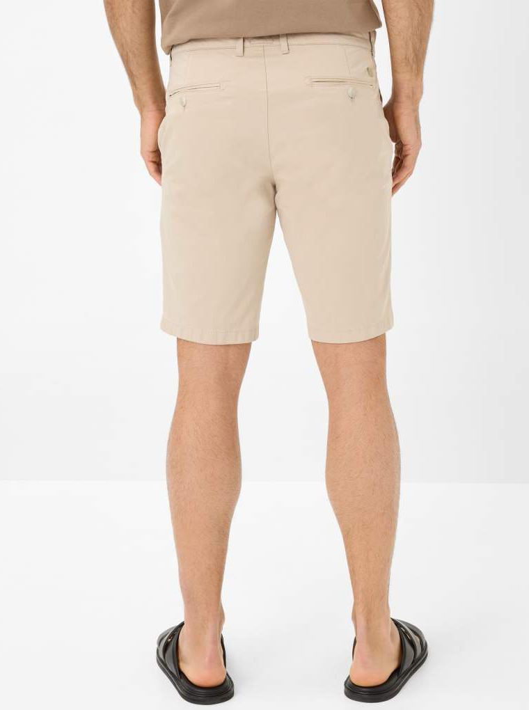 Brax Effen Beige Chino Short - 81-3128 Bozen