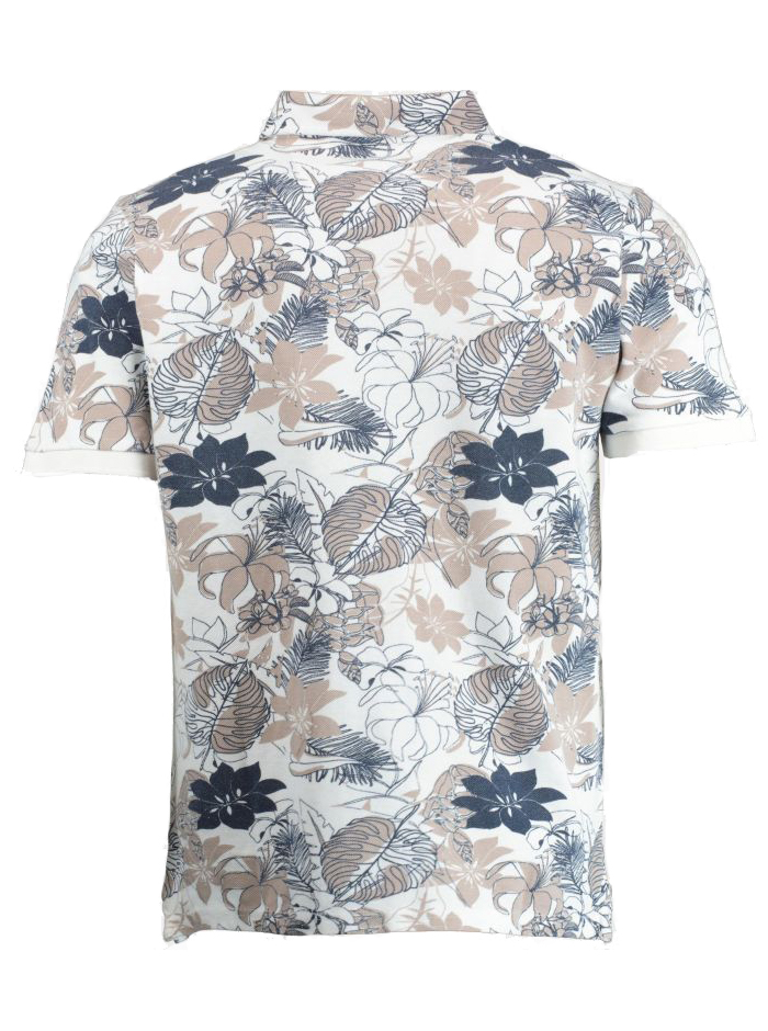 Consenso Gebloemd Poloshirt Korte mouw - 2822-425
