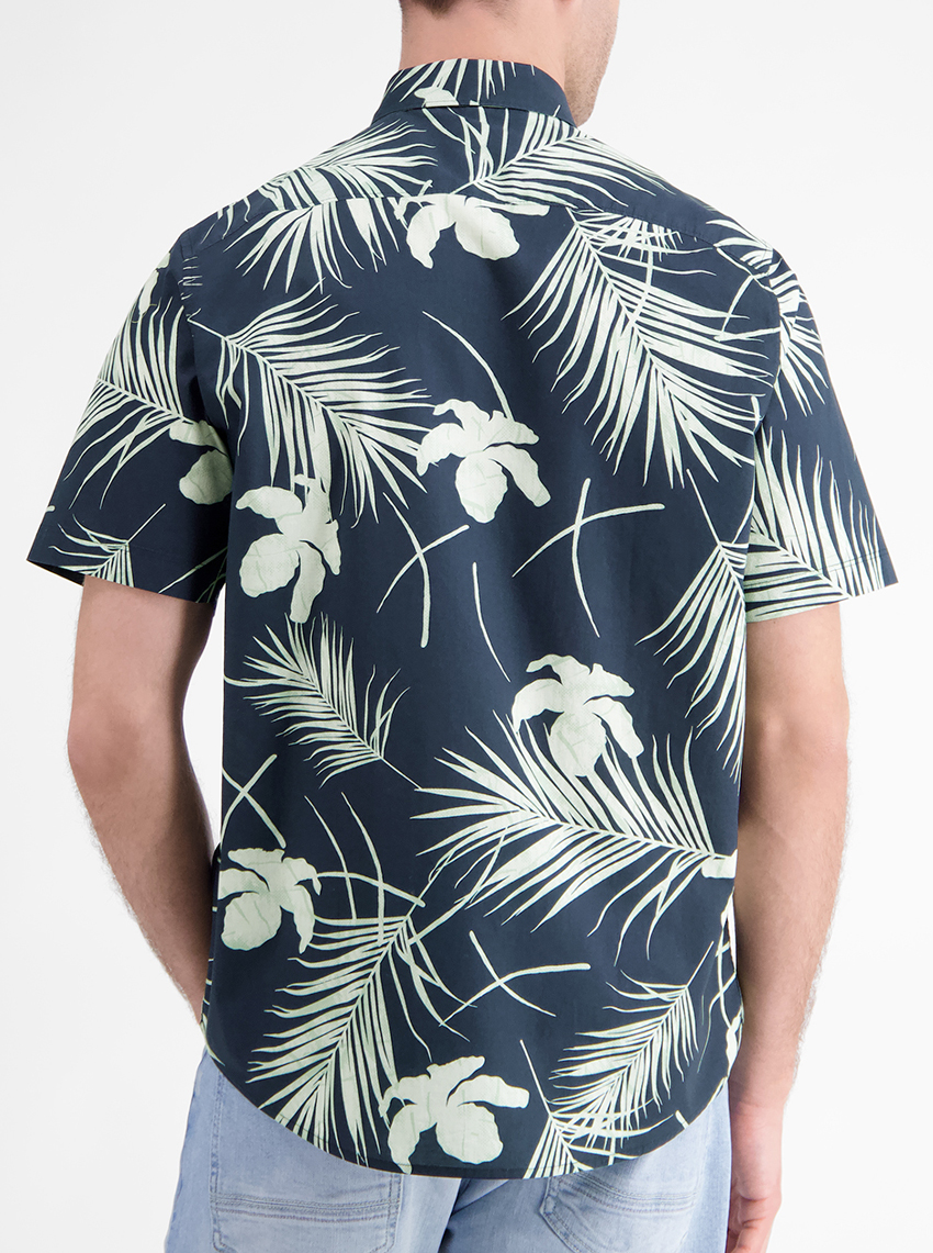 LERROS Korte mouw Gebloemd Shirt - 2562043
