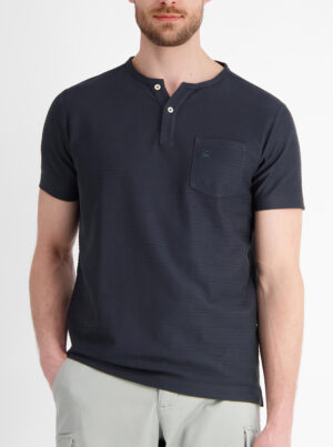 LERROS Effen Heren T-shirt met borstzak - 2563966