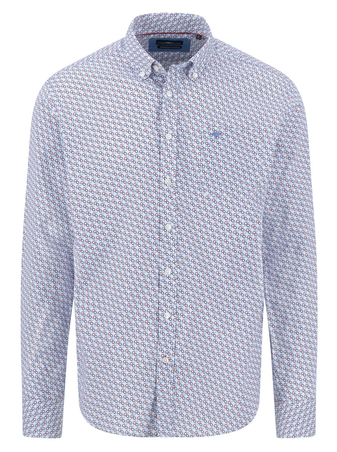 Fynch Hatton Lange mouw Overhemd met Print - 1507-5430