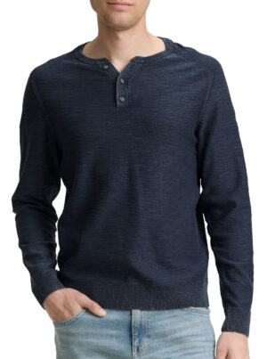 Tom Tailor Blauwe Serafino Pullover - 1048005
