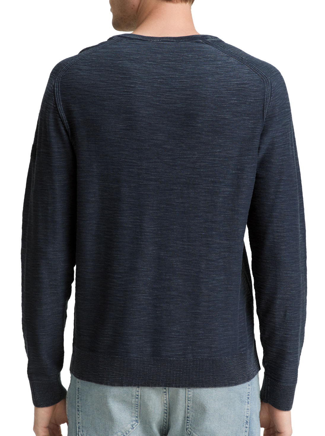 Tom Tailor Blauwe Serafino Pullover - 1048005