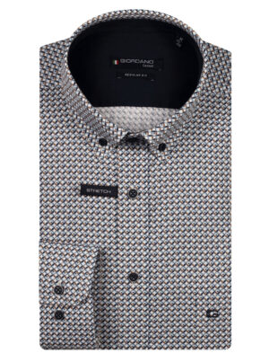 Giordnao Casual Overhemd met Print - 527020