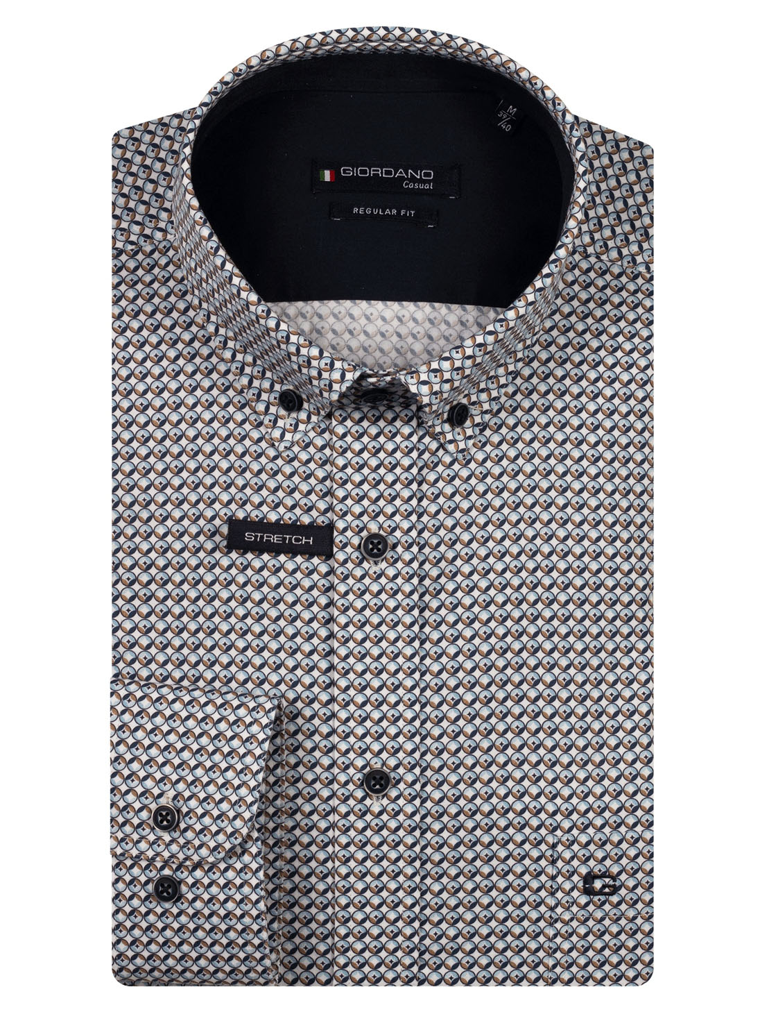 Giordnao Casual Overhemd met Print - 527020