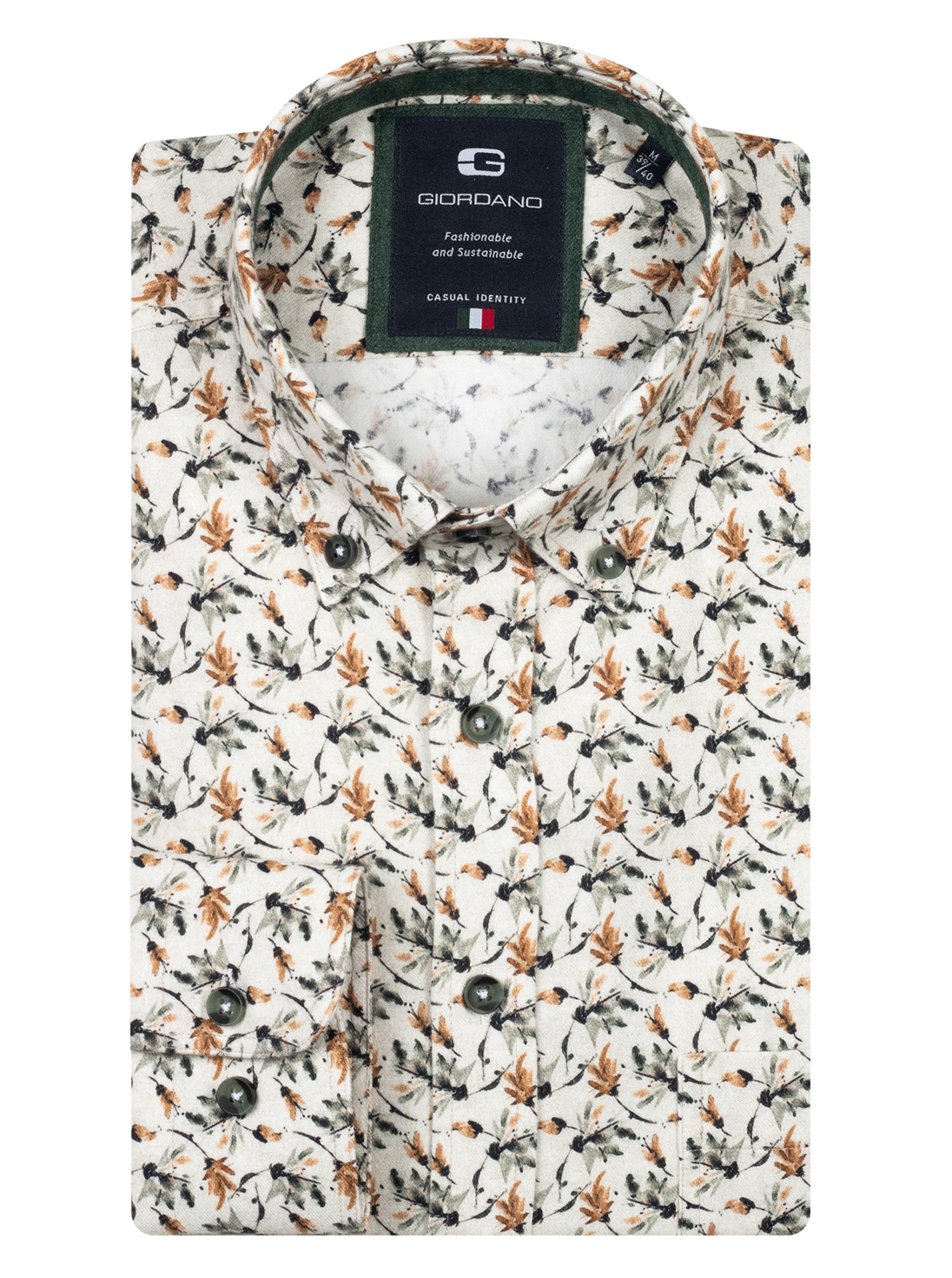 Giordano Casual gebloemd Overhemd - 527023