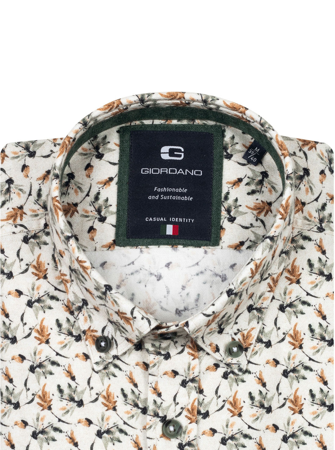 Giordano Casual gebloemd Overhemd - 527023