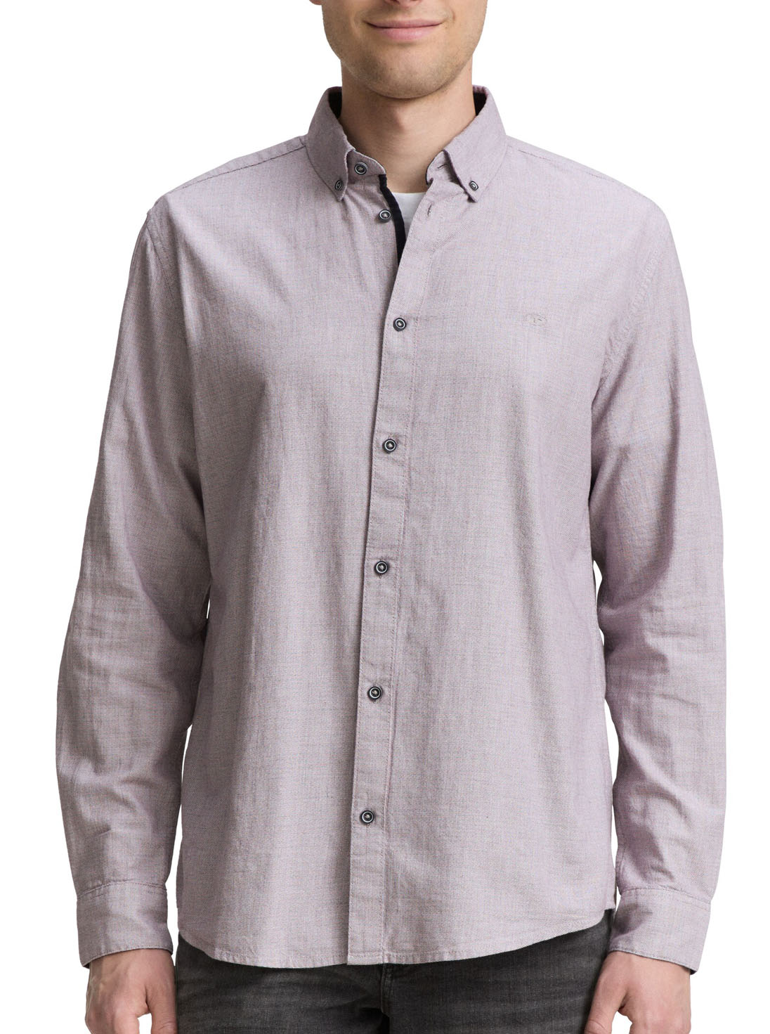 Tom Tailor Gemeleerd Heren Overhemd - 1047326