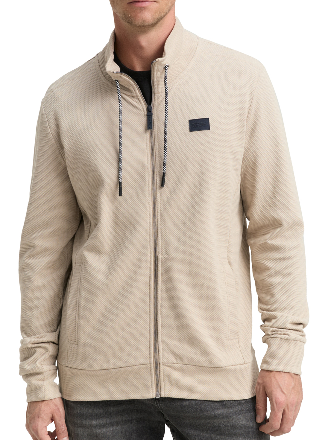 Tom Tailor Licht Beige Sweatvest - 1047792