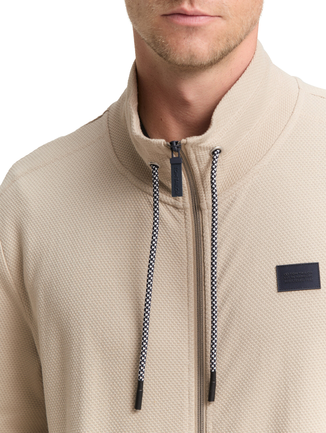 Tom Tailor Licht Beige Sweatvest - 1047792