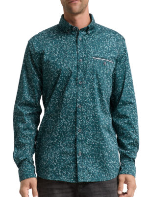 Tom Tailor Printed Stretch Shirt - 1047340.XX.10