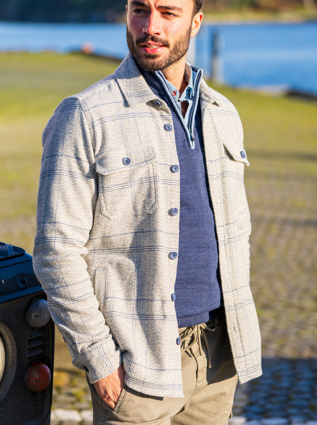 NZA Geruit Overshirt - 25GN571