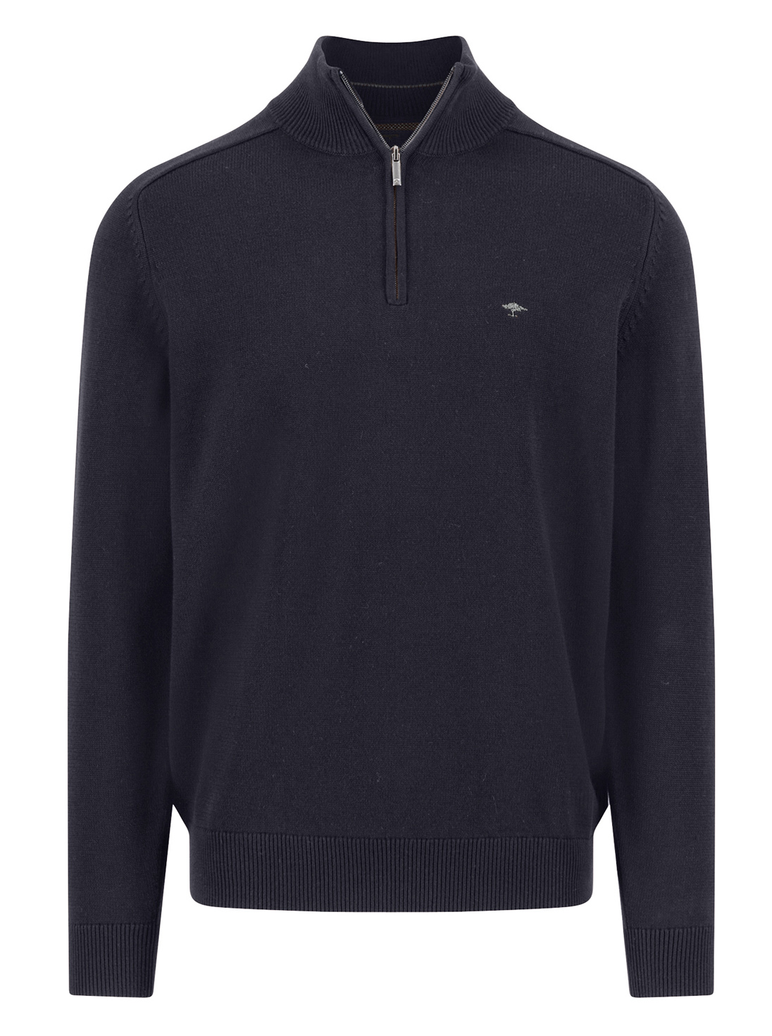 Fynch Hatton Donkerblauwe Half-zip Trui - 1509-203