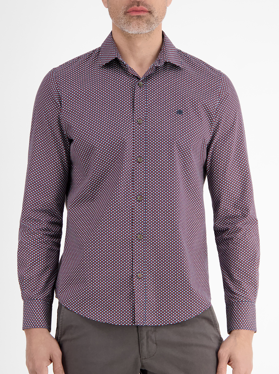 LERROS Katoenen Overhemd met Print - 2581352