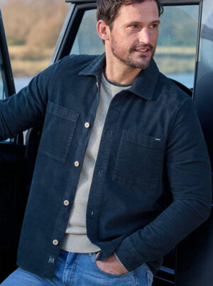 LERROS Blauw Corduroy Overshirt - 2581273