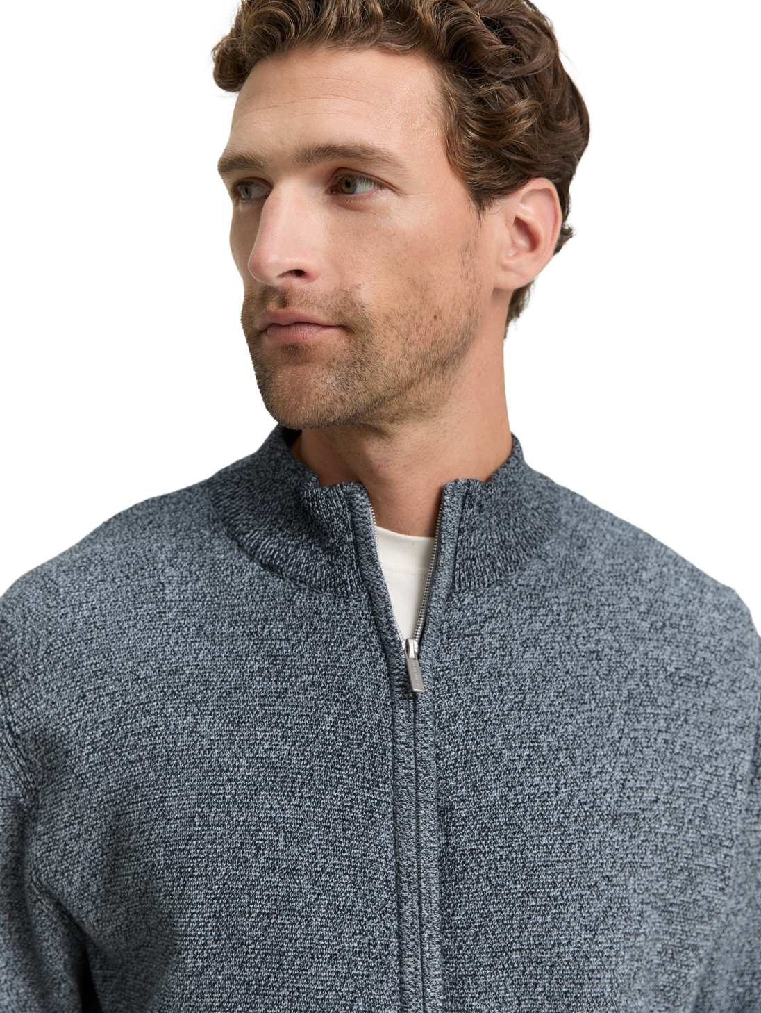 Tom Tailor Katoenen Gemeleerd vest - 1047998