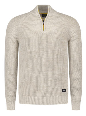 N.Z.A. Katoenen Half-zip Trui - 25HN472