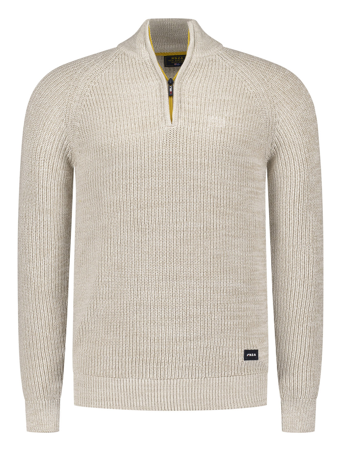N.Z.A. Katoenen Half-zip Trui - 25HN472