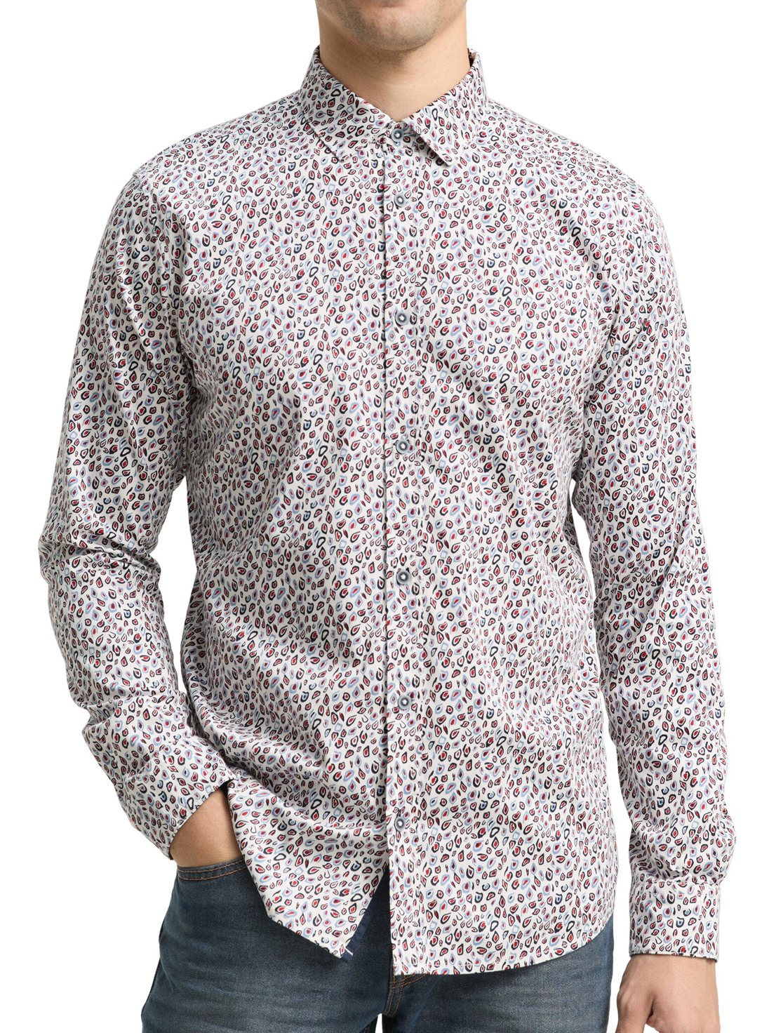 Tom Tailor Fitted Stretch Shirt - 1048430