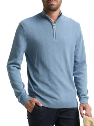 Tom Tailor Knitted Herringbone Troyer - 1048722