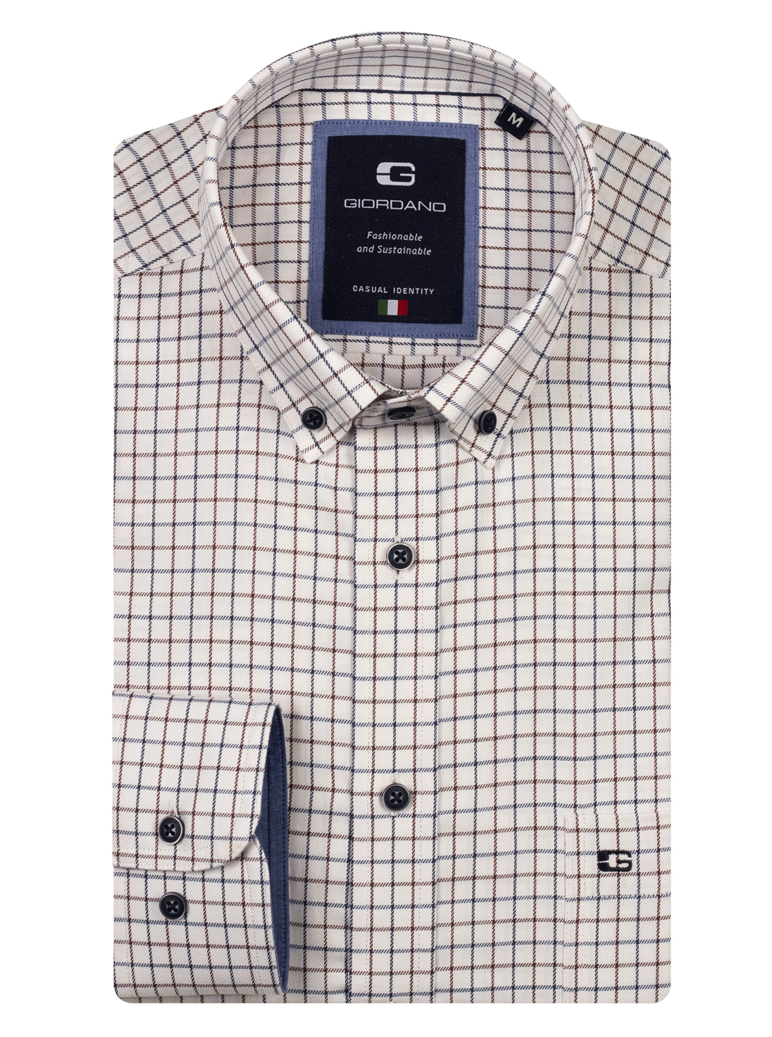 Giordano Klassiek Casual Geruit Shirt - 527306