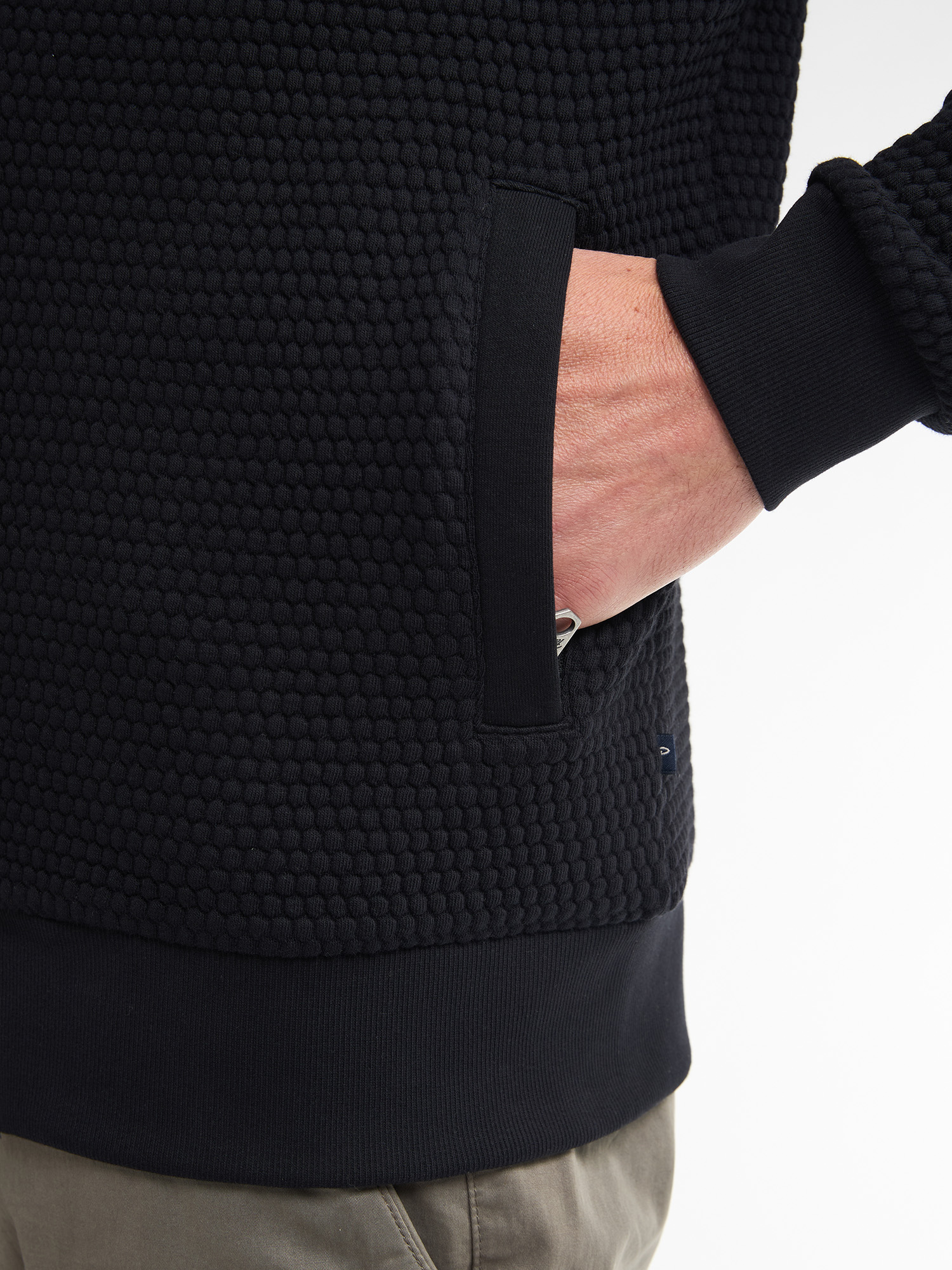 Petrol Industries Zwart Sweatvest - M-1050-SWC343
