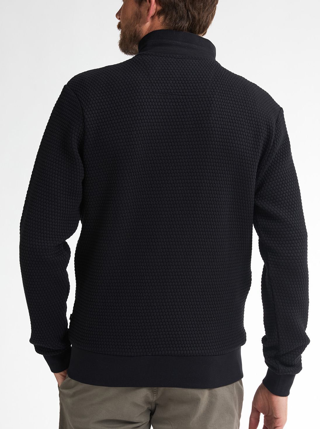 Petrol Industries Zwart Sweatvest - M-1050-SWC343