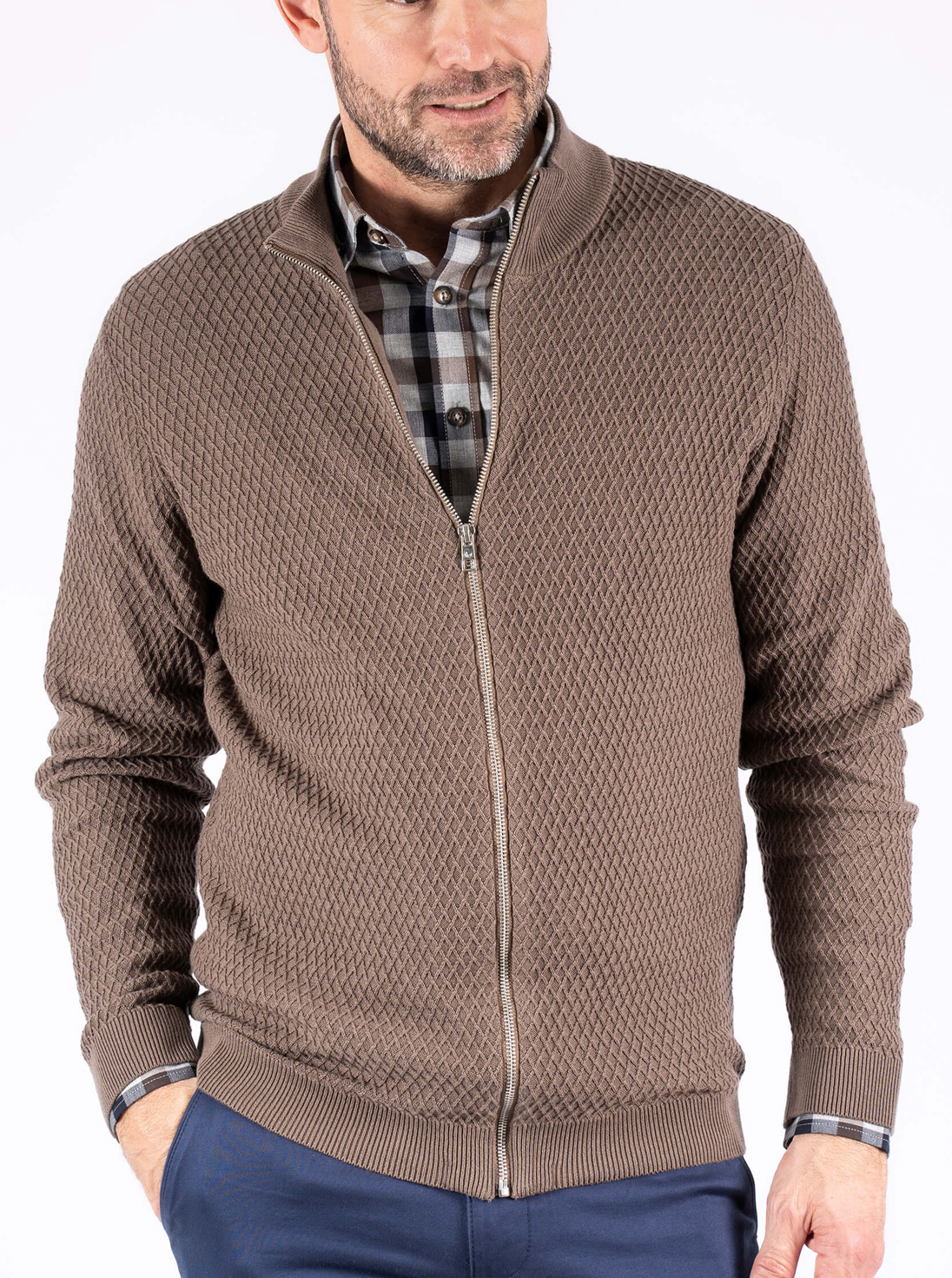 Pre End Bruin Katoenen Vest - 24-100367