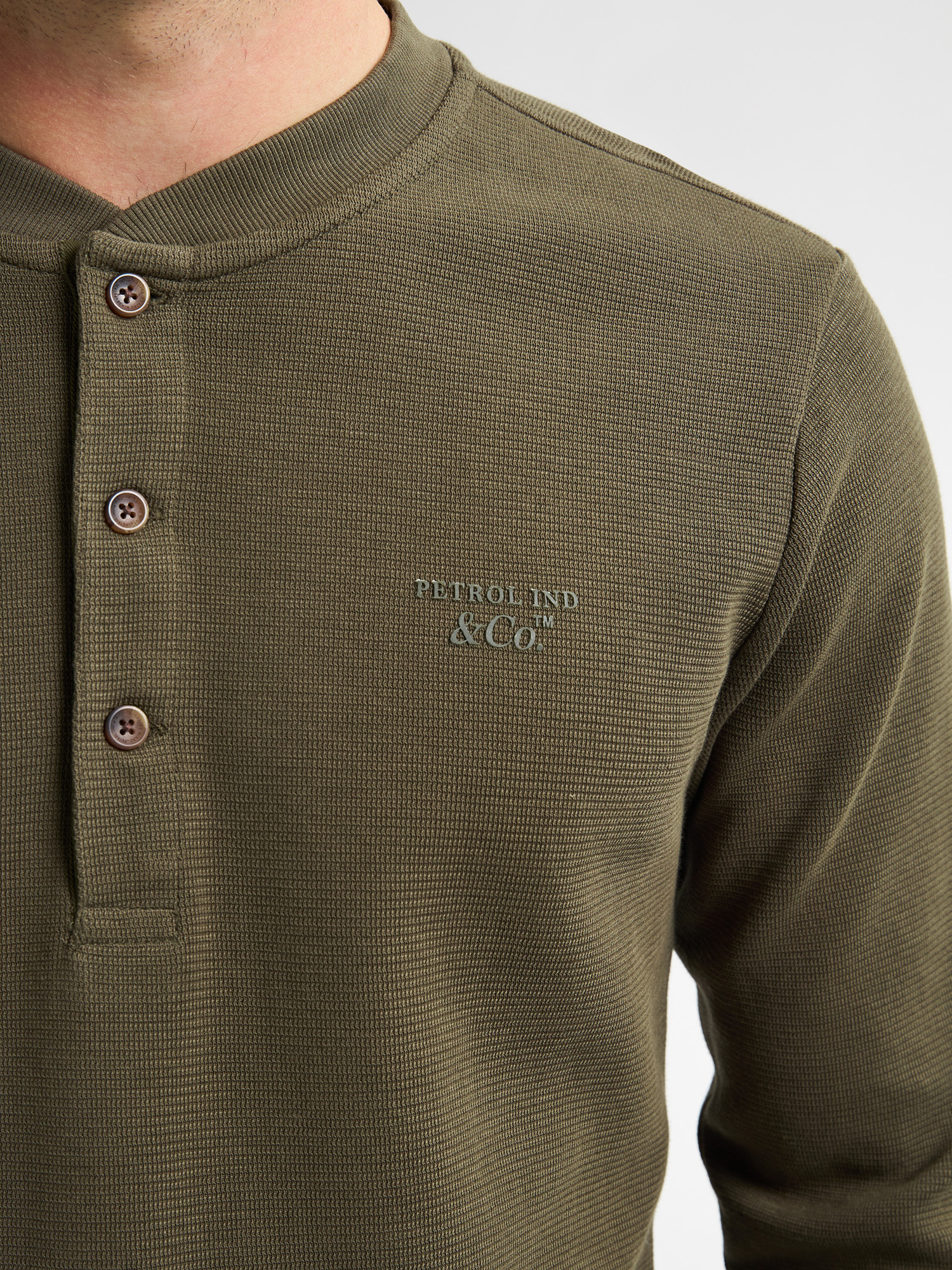 Petrol Industries Lange mouw T-shirt - M-3050-TLR619