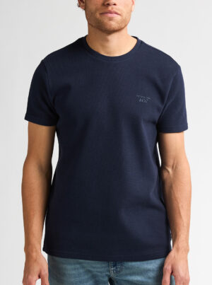 Petrol Blauw Korte mouw T-shirt - M-3050-TSR671
