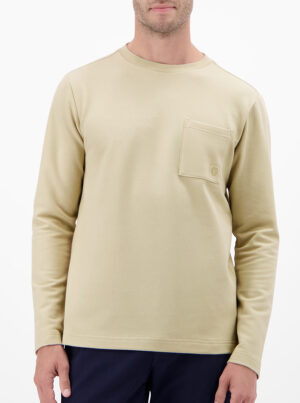 LERROS Ecru Longsleeve T-shirt - 25O4041