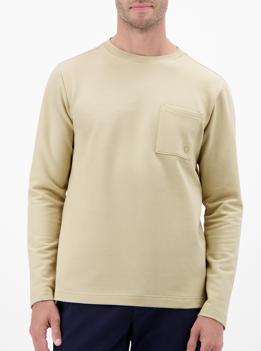 LERROS Ecru Longsleeve T-shirt - 25O4041