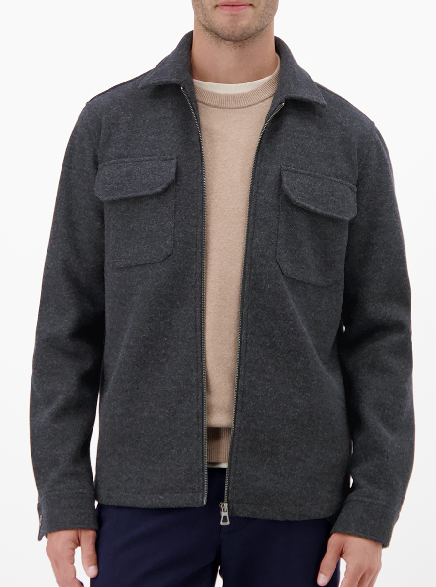 LERROS Donkerblauw Overshirt Heren - 25O1288
