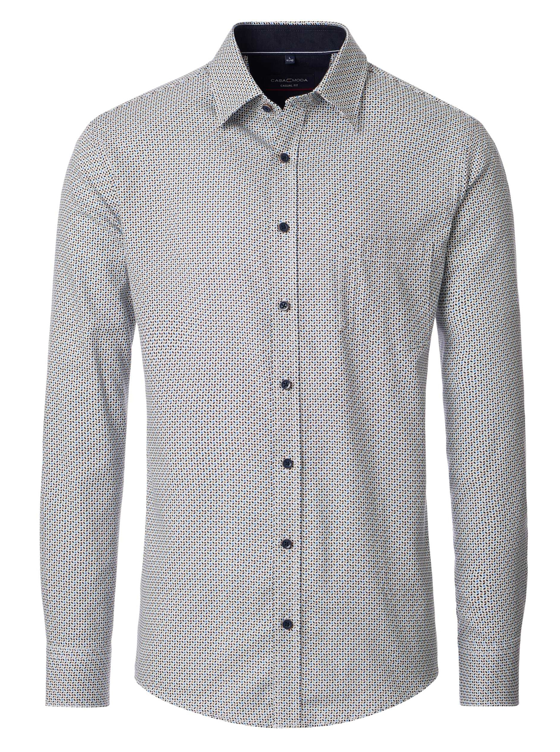 Casa Moda Overhemd met Minimal Print - 454526300