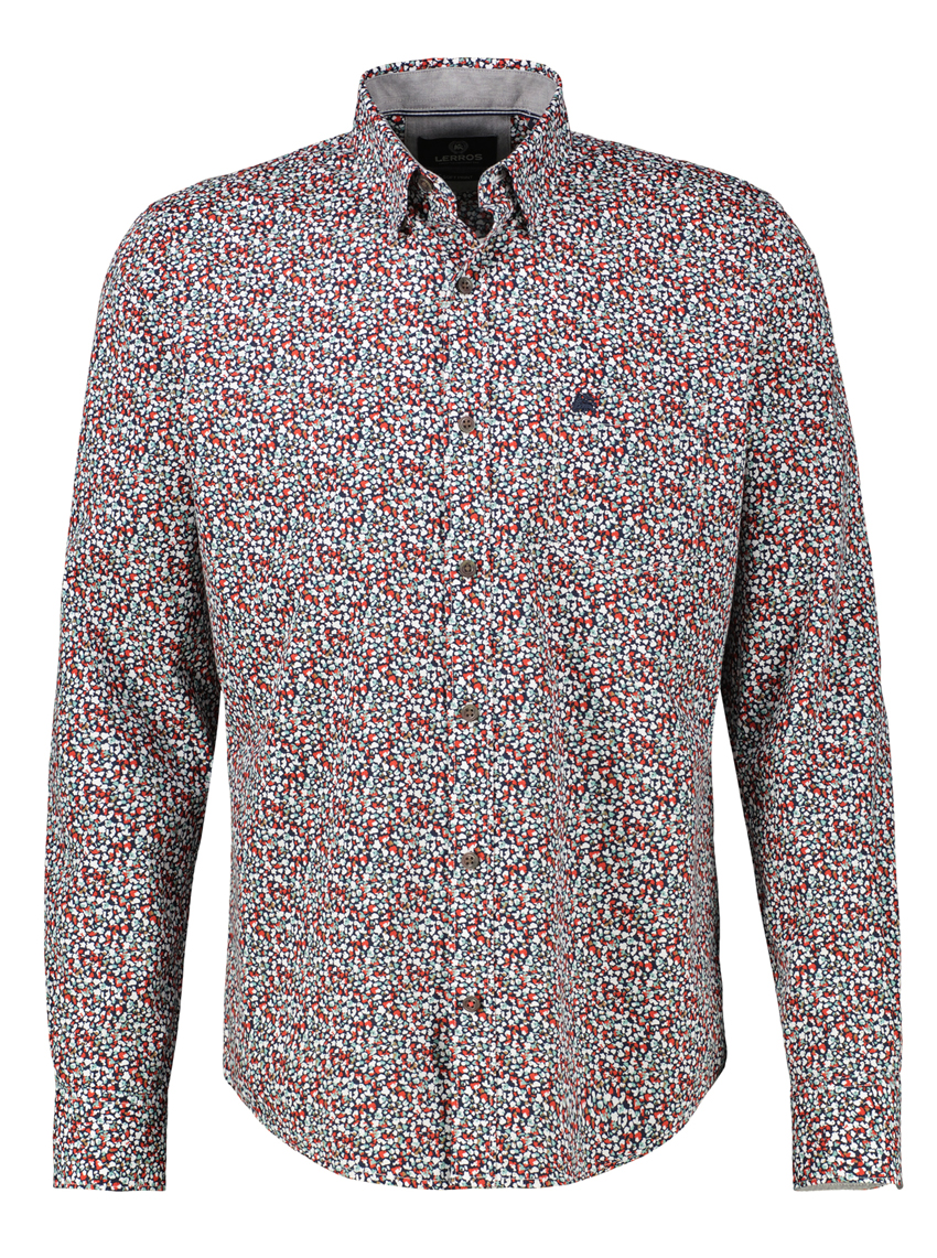 LERROS Lange Mouw Overhemd met print - 2591453