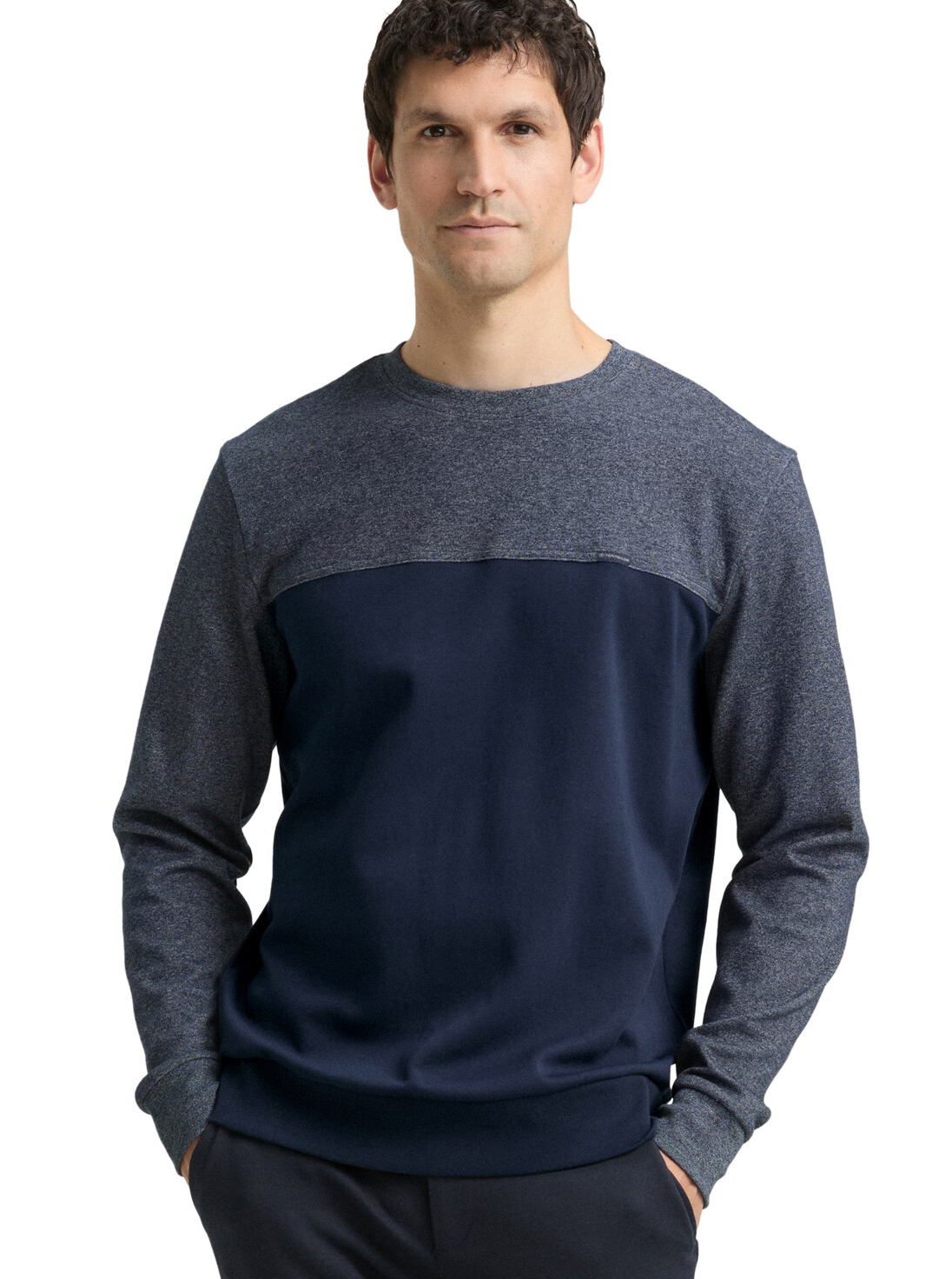Tom Tailor Blauwe Crew-neck Sweater - 1048634