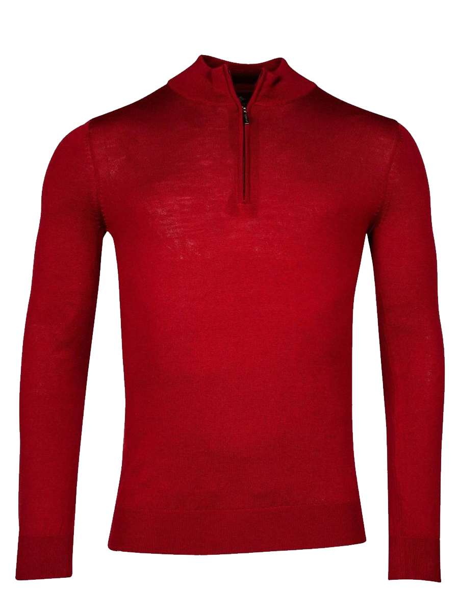 Dutch Bastard Basic Effen Heren Trui - 302 Half Zip